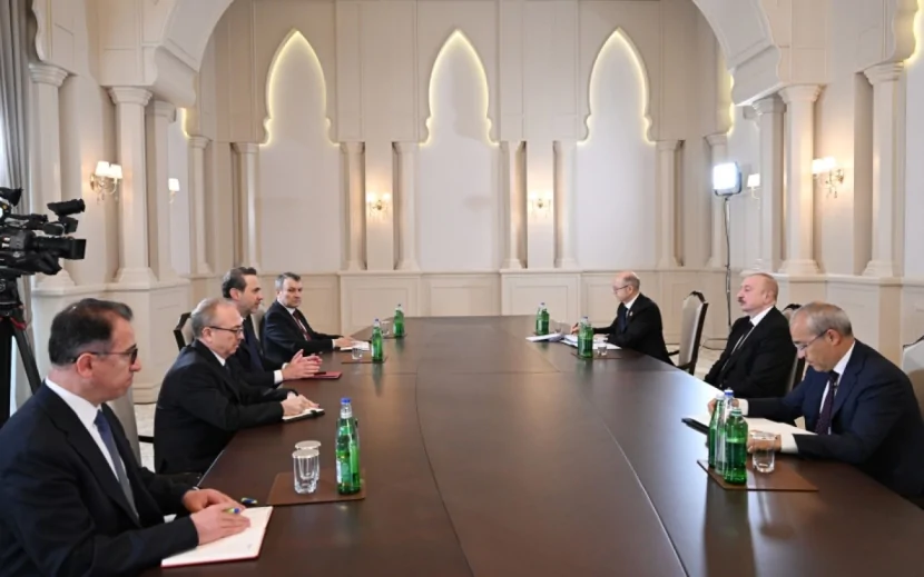 Prezident türkiyəli naziri qəbul etdi