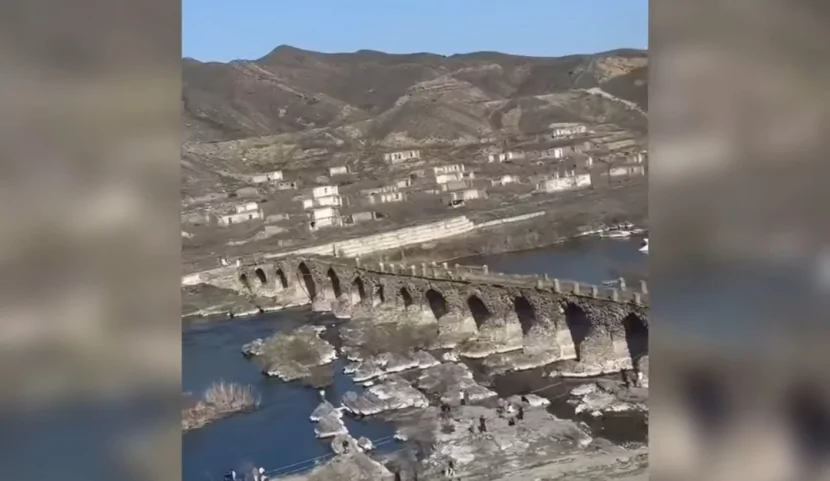 Xudafərin körpüsündən yeni GÖRÜNTÜLƏR