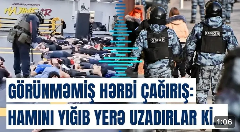 Rusiya onları da müharibəyə göndərir?- Polisdən basqın