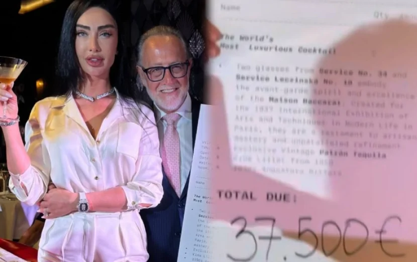 Azərbaycanlı model kokteylə 70 min manat ÖDƏDİ- FOTO