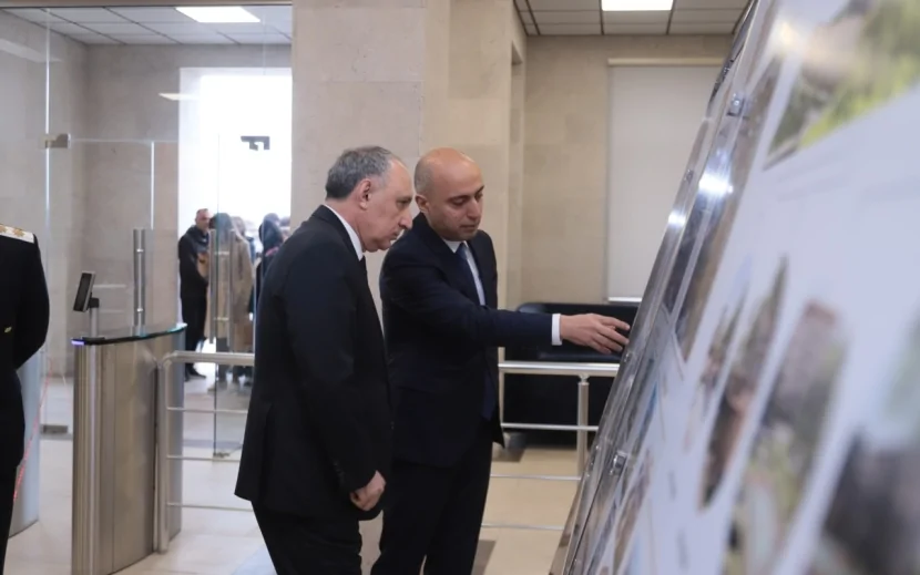 Nazir və Baş prokuror Xankəndidə - FOTOLAR
