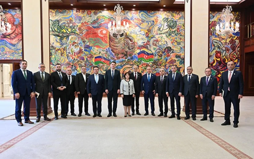 Sahibə Qafarova Rumıniya nümayəndə heyəti ilə görüşüb