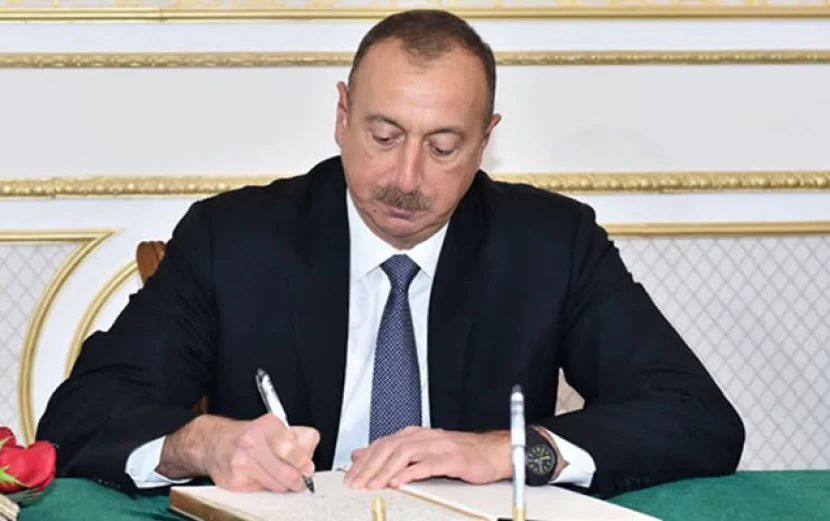 İlham Əliyev SƏRƏNCAM İMZALADI