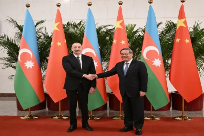 İlham Əliyev Çinin Baş naziri ilə görüşdü