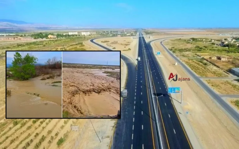 Su basan Bakı-Quba yolu ilə bağlı tədbir görüləcək? - \"XEYR\"
