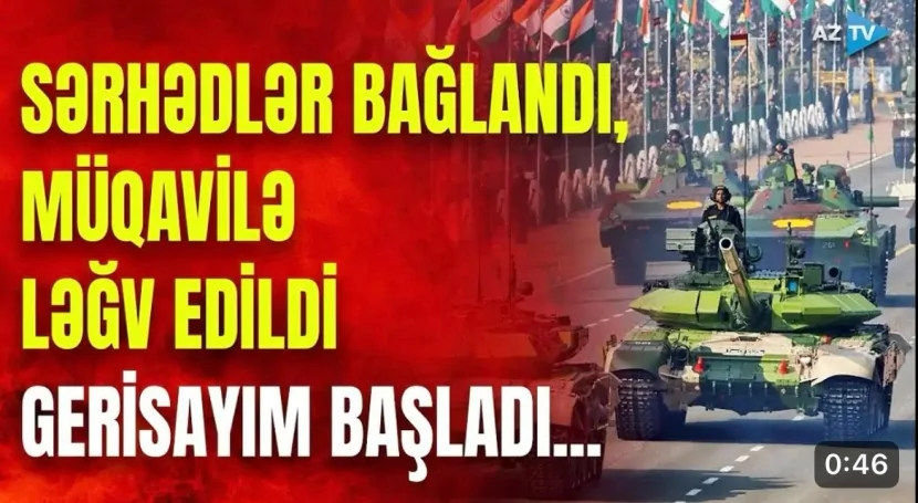 Sərhədlər bağlandı, müqavilə ləğv edildi- GERİSAYIM BAŞLADI