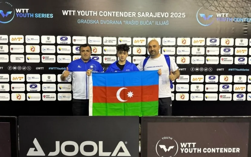 Stolüstü tennisçimiz beynəlxalq turnirin mükafatçısı OLDU