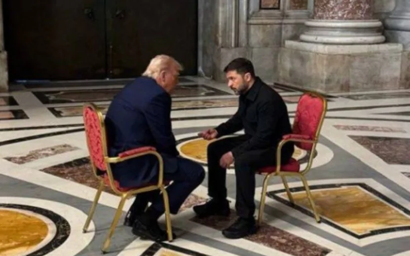 \"Trampla təkbətək çox şeyi müzakirə etdik\"- Zelenski