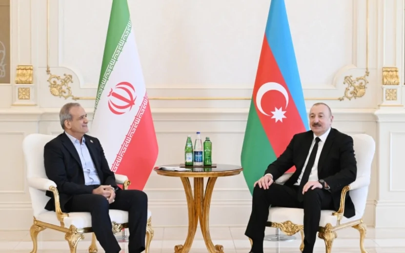 Prezidentin Pezeşkian ilə məhdud tərkibdə görüşü oldu - FOTO (YENİLƏNİB)