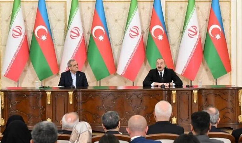 Prezidentlər mətbuata birgə bəyanatlarla çıxış etdilər
