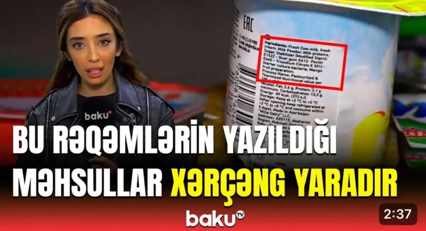 Bu rəqəmlərin yazıldığı məhsullar XƏRÇƏNG YARADIR