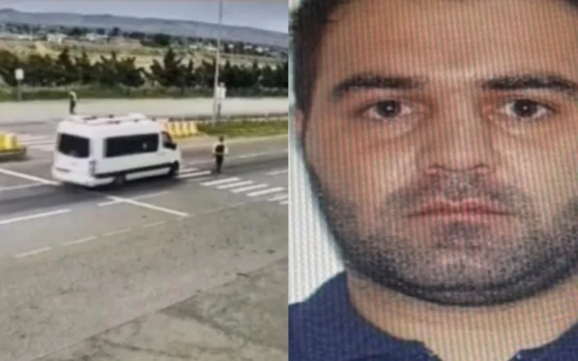 Sərxoş halda mikroavtobus idarə edən şəxs həbs olundu - VİDEO