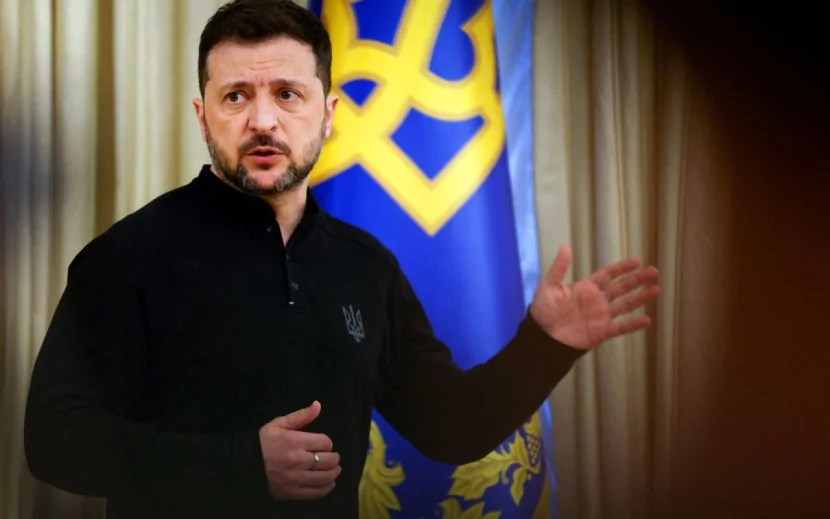 \"Xarici hərbi kontingentin Ukraynaya gəlməsi müharibədən sonra mümkündür\" - Zelenski
