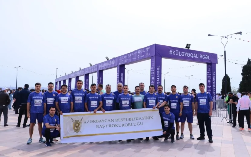 Prokurorluq əməkdaşları \"Bakı Marafonu 2025\"də iştirak EDİB