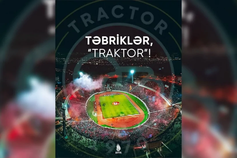 AFFA \"Traktor\"u təbrik edib