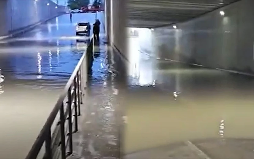 “Sabunçu tuneli”ni yenə su basıb- VİDEO