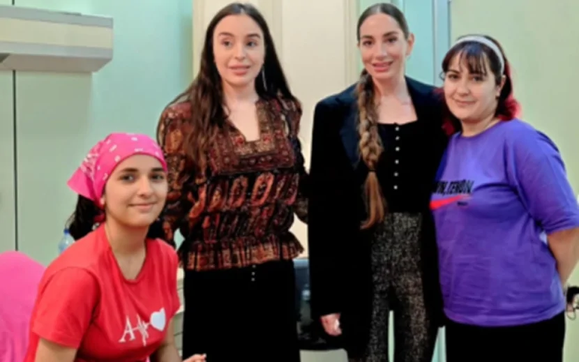 Leyla və Arzu Əliyevalar Onkologiya Mərkəzində - FOTOLAR
