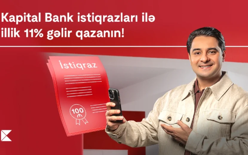 \"Kapital Bank\"ın 30 milyon manat həcmində istiqrazınız abunə yazılışı başladı