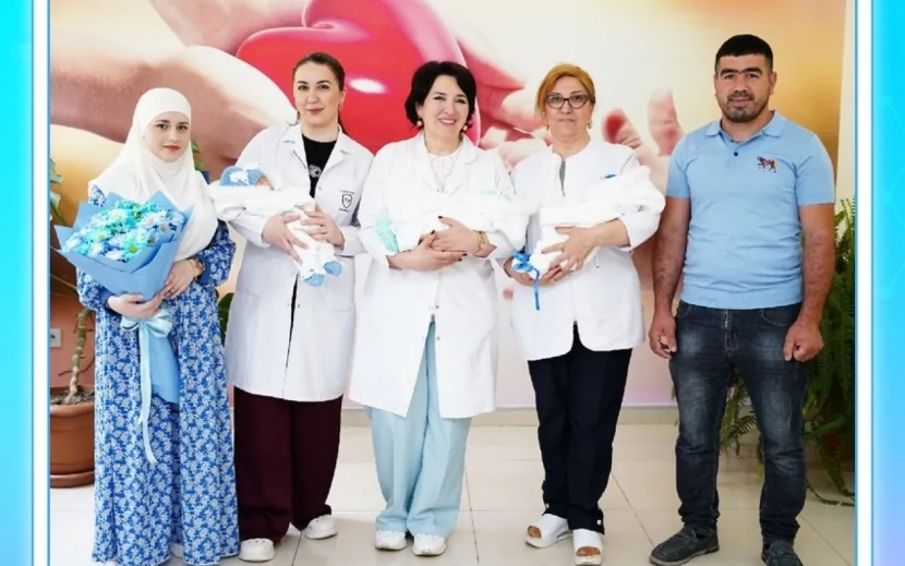 Qubada 12 il övladı olmayan qadın üçəm dünyaya gətirdi