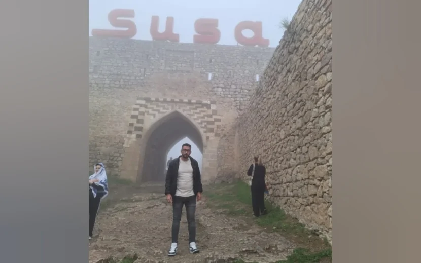 Albert Aqarunov Şuşaya getdi - FOTO