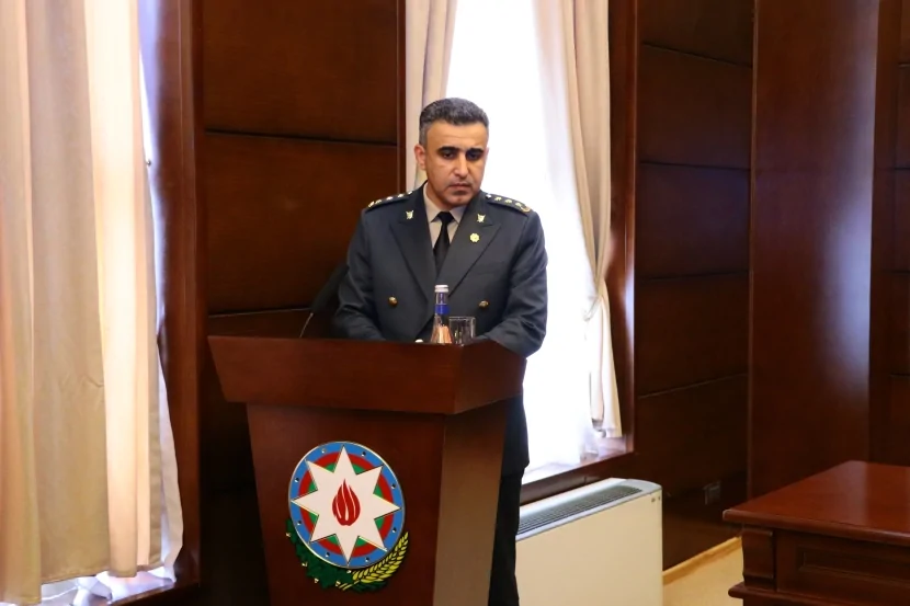 Baş prokuror Kamran Əliyev Bəhruz Əhmədovu Hərbi Prokurorluğun kollektivinə təqdim edib- FOTOLAR