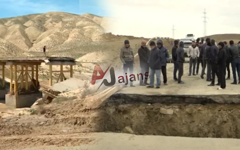 Bakıda körpü uçdu, yol BAĞLANDI - SON GÖRÜNTÜLƏR