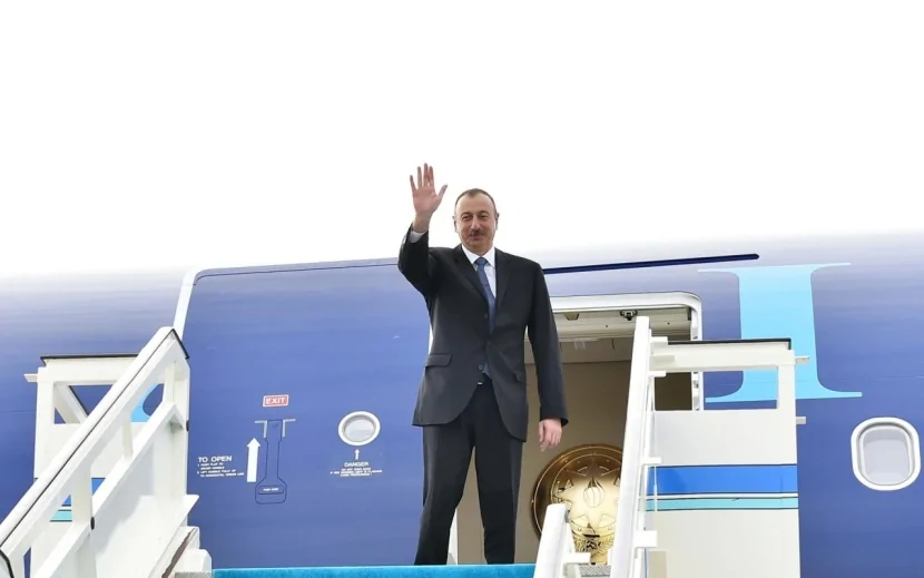 İlham Əliyev Albaniyaya getdi