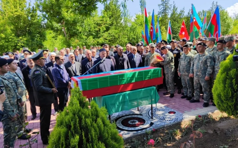 Şəhidimiz Naxçıvanda dəfn edildi - FOTO