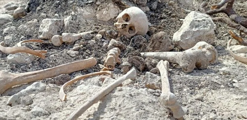 Ağdamda insan qalıqları tapıldı