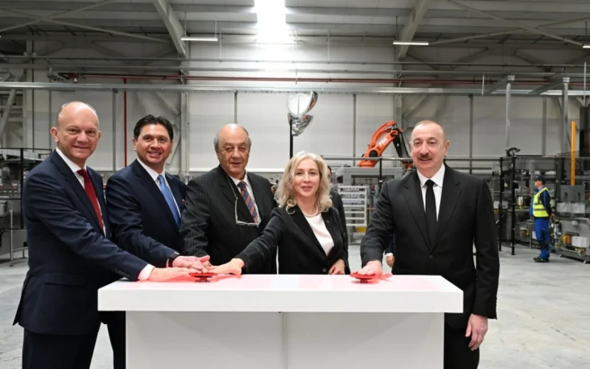 İlham Əliyev \"Coca-Cola\" zavodunun açılışını etdi - FOTOLAR
