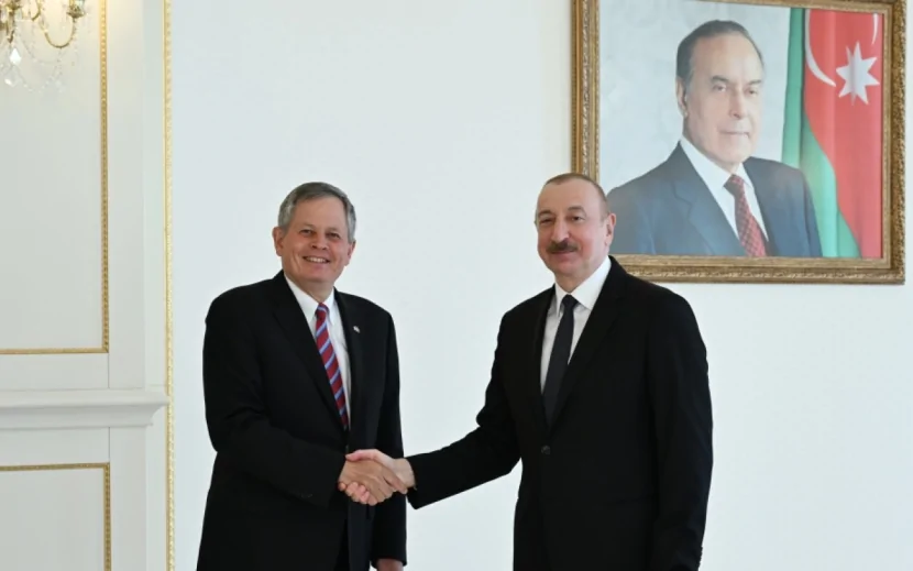 Prezident Stiv Deynsi qəbul etdi - YENİLƏNİB