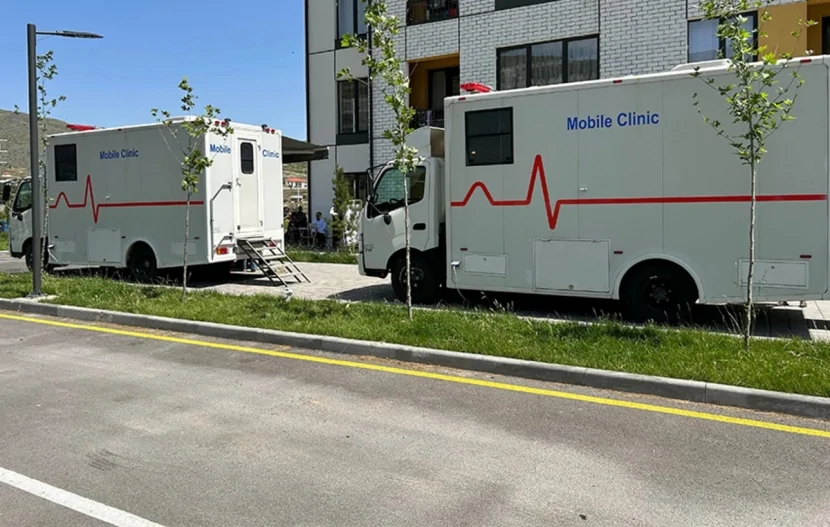 Səhiyyə Nazirliyinin mobil klinikaları Suqovuşanda