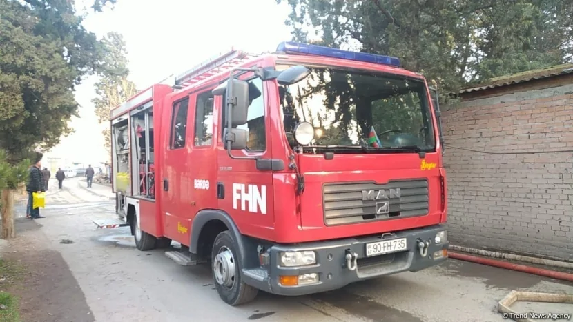 Daha bir yanğın hadisəsi: bu rayonda