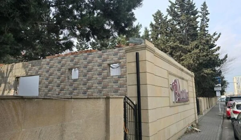 Bakıda daha bir restoran sökülür