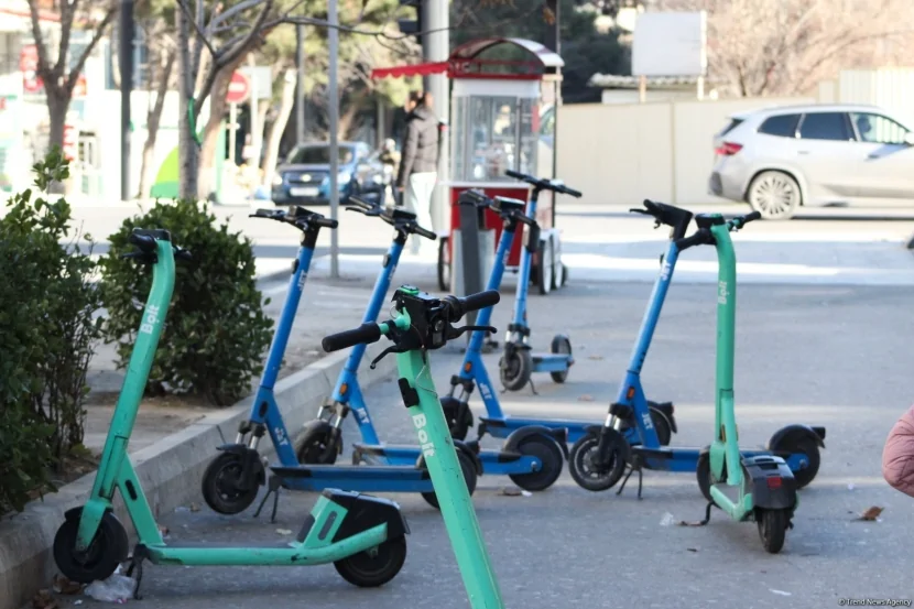 Bakıda daha 9 yeni skuter PARKLANMA MƏNTƏQƏSİ YARADILDI