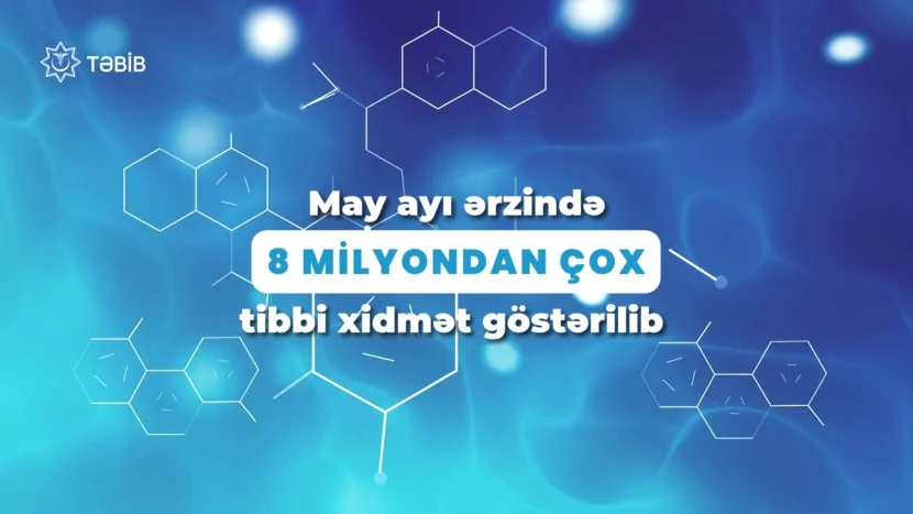 May ayı ərzində 8 milyondan çox tibbi xidmət göstərilib