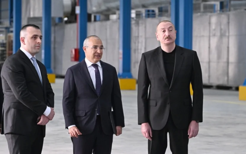 Goranboyda istehsal müəssisəsi istifadəyə verildi - FOTOLAR