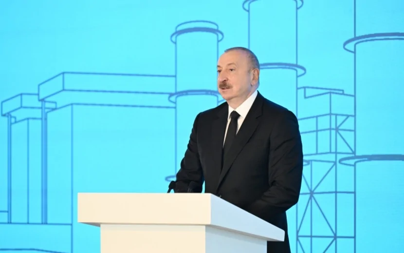 Mingəçevirdə “8 Noyabr” Elektrik Stansiyasının açılışı oldu - FOTOLAR