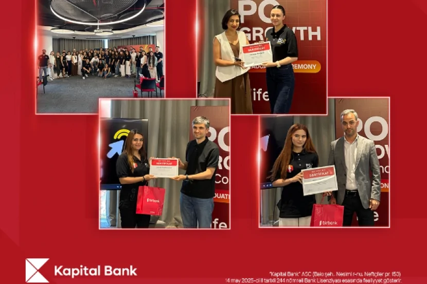 \"Kapital Bank\"ın “PO Growth” inkişaf proqramı gələcəyin məhsul sahiblərini yetişdirir