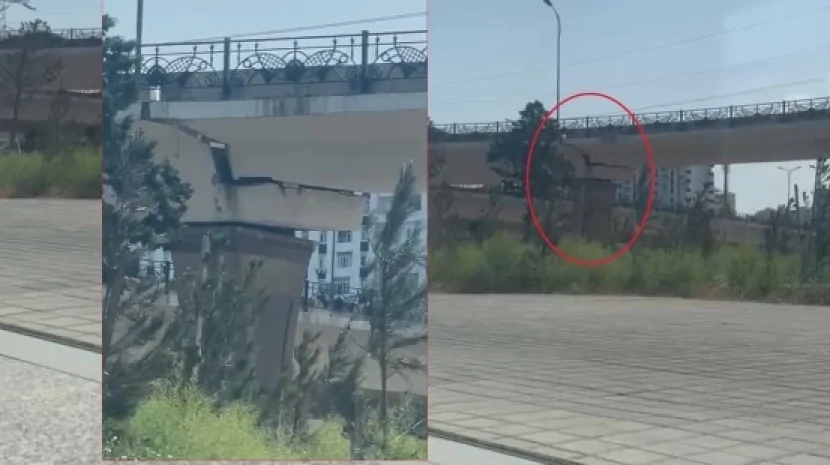 Bakının məşhur körpüsündə TƏHLÜKƏLİ VƏZİYYƏT