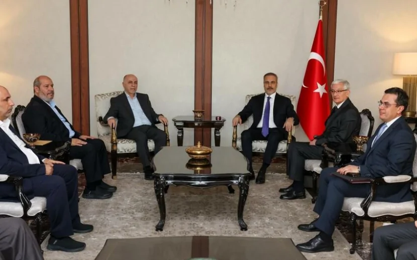 Hakan Fidan HƏMAS lideri ilə GÖRÜŞDÜ