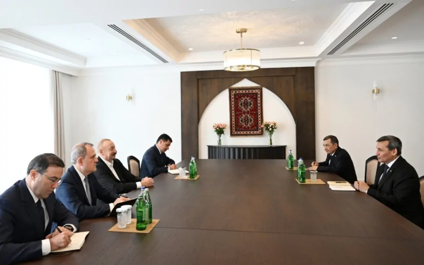 Prezident Xankəndidə qəbul keçirdi - FOTOLAR