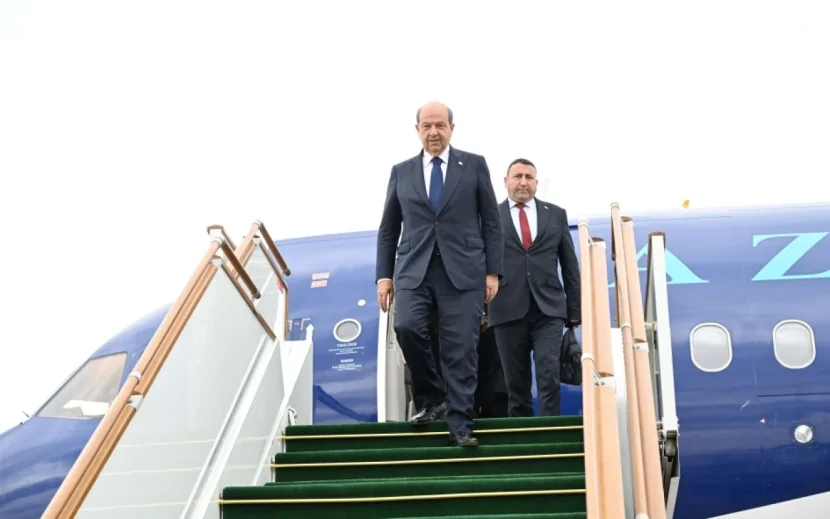 Ersin Tatar və Şavkat Mirziyoyev Füzulidə - FOTOLAR