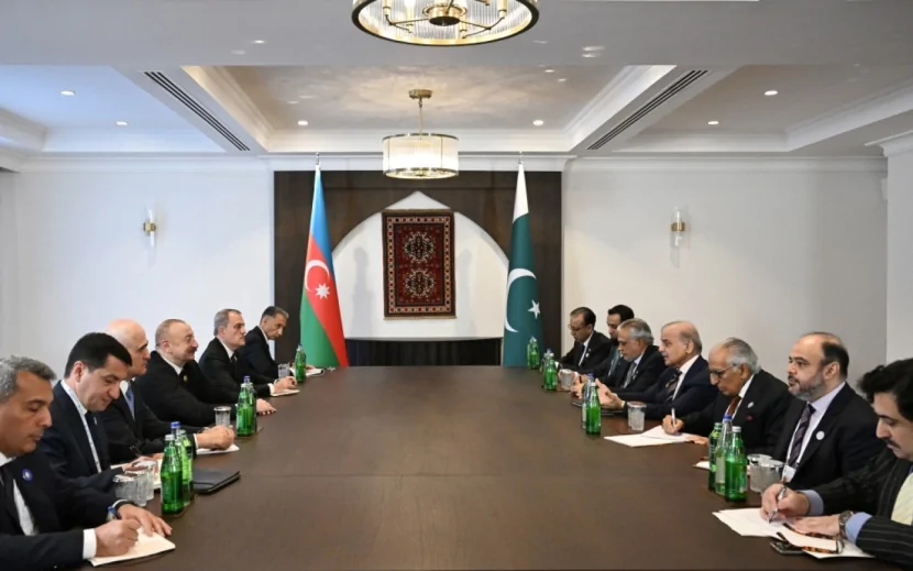 Prezident Xankəndidə Pakistanın Baş naziri ilə görüşdü - FOTOLAR