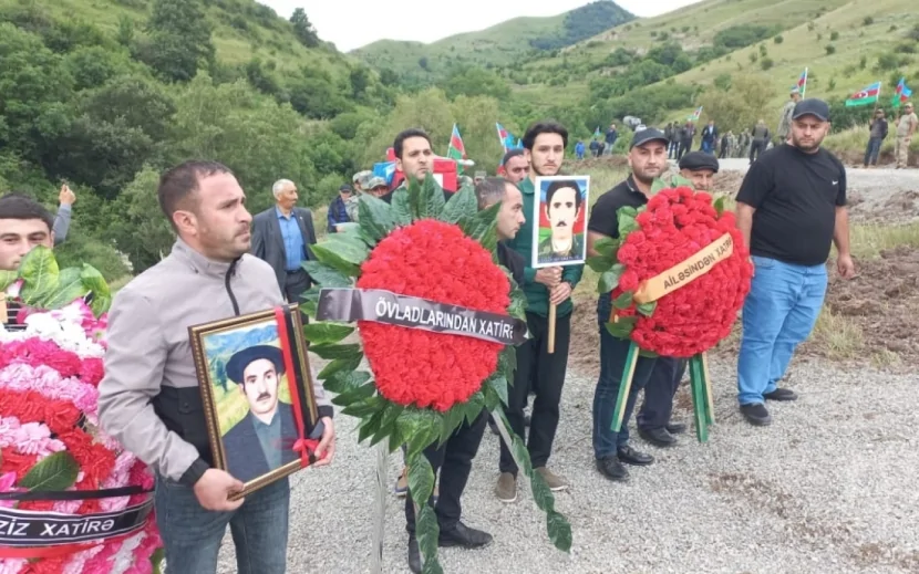 Kəlbəcərdə şəhidlərimizlə vida mərasimi keçirilir