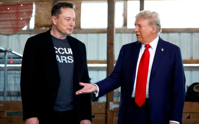 Tramp Elon Maskı tənqid edir