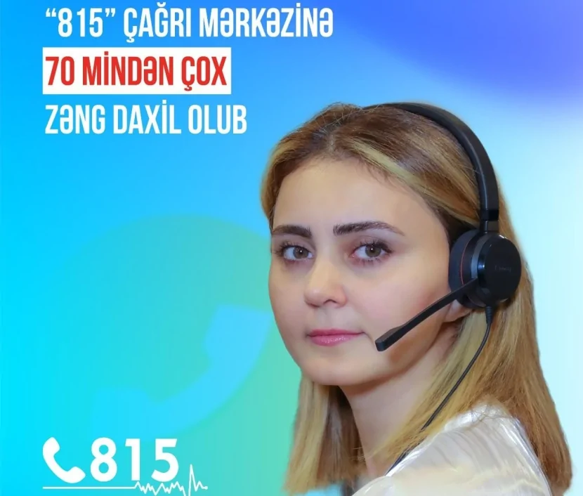“815” Çağrı Mərkəzinə 70 mindən çox zəng daxil olub