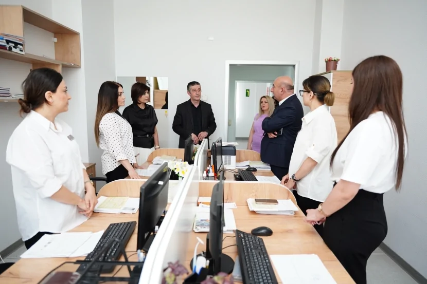 “Mentor Klinika” layihəsi çərçivəsində tibb müəssisələrinə baxış davam etdirilir