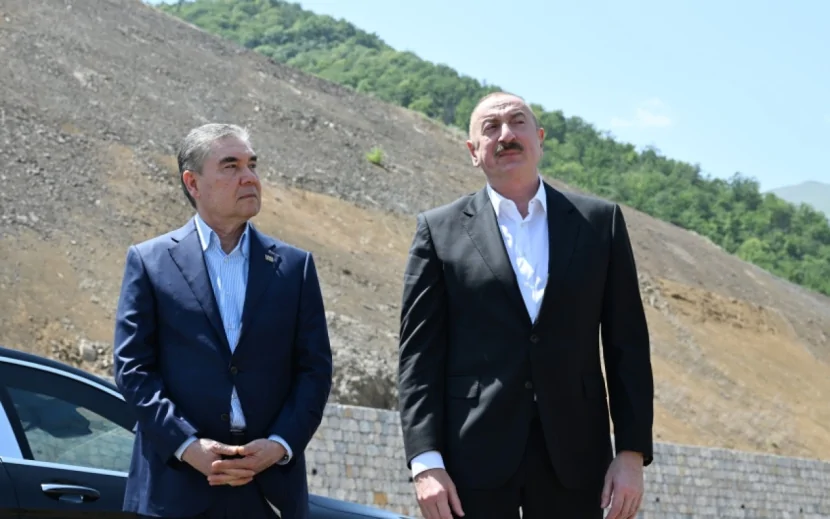 İlham Əliyev və Berdiməhəmmədov Şuşada - FOTOLAR