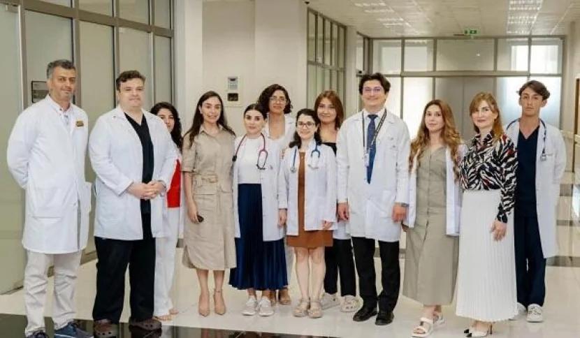 Leyla Əliyeva “Məlhəm Hospital”ında